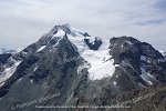 Cliquez ici pour agrandir cette image du glacier du Grand Col logé au creux du Mont Pourri (Vanoise, Savoie), le 20 août 2015